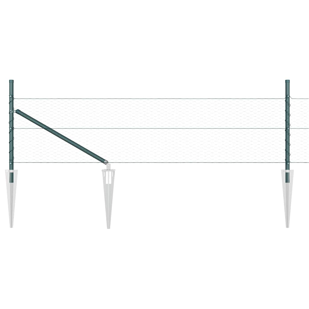 Recinzione in rete saldata con punte 100 x 0,4 m
