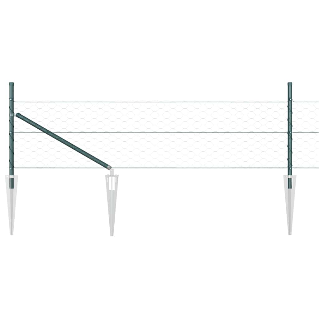 Recinzione in rete saldata con punte 100 x 0,5 m