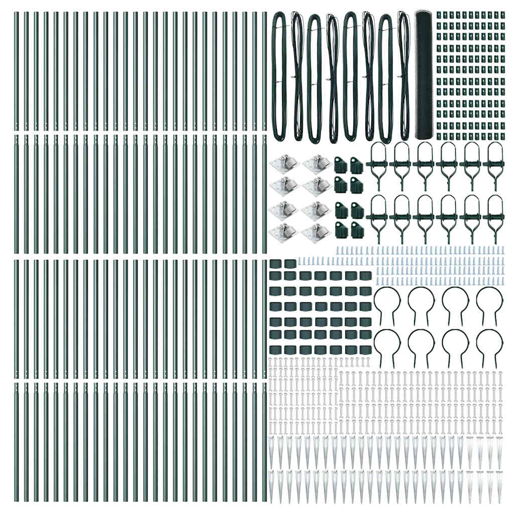 Recinzione in rete saldata con punte 100 x 1,4 m