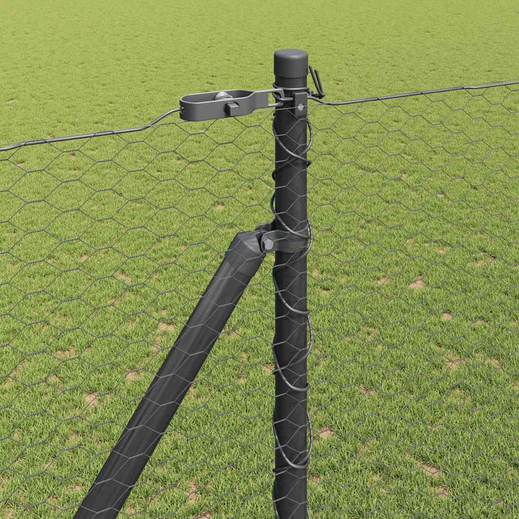Recinzione in rete saldata con punte 10 x 1,6 m