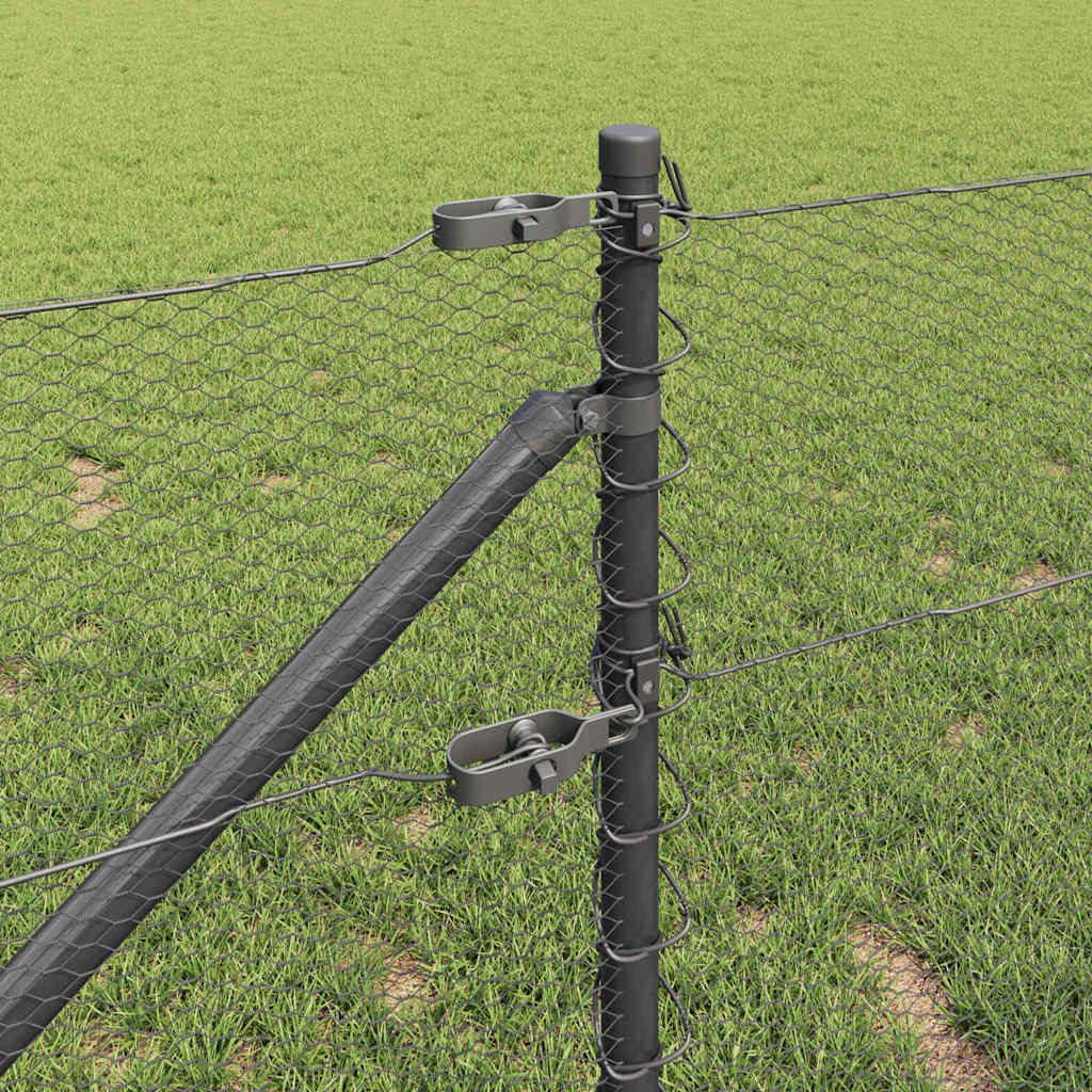 Recinzione in rete saldata con punte 25 x 0,6 m
