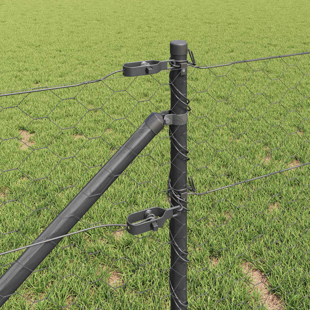 Recinzione in rete saldata con punte 25 x 0,6 m