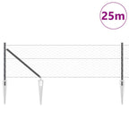 Recinzione in rete saldata con punte 25 x 0,6 m
