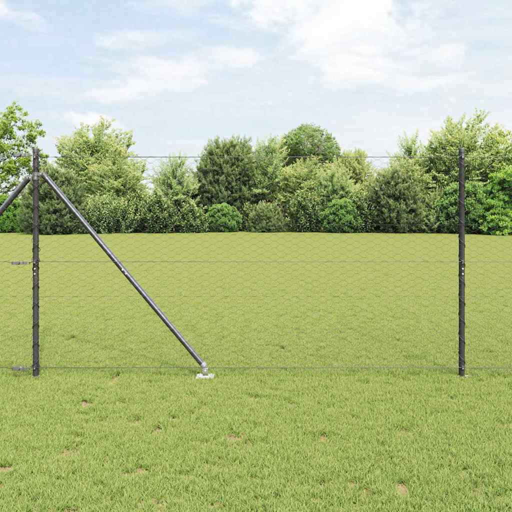 Recinzione in rete saldata con punte 25 x 1,2 m