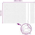 Recinzione in rete saldata con punte 50 x 1,6 m