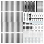 Recinzione in rete saldata con punte 100 x 1,6 m