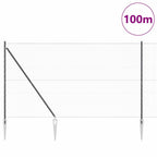 Recinzione in rete saldata con punte 100 x 1,6 m