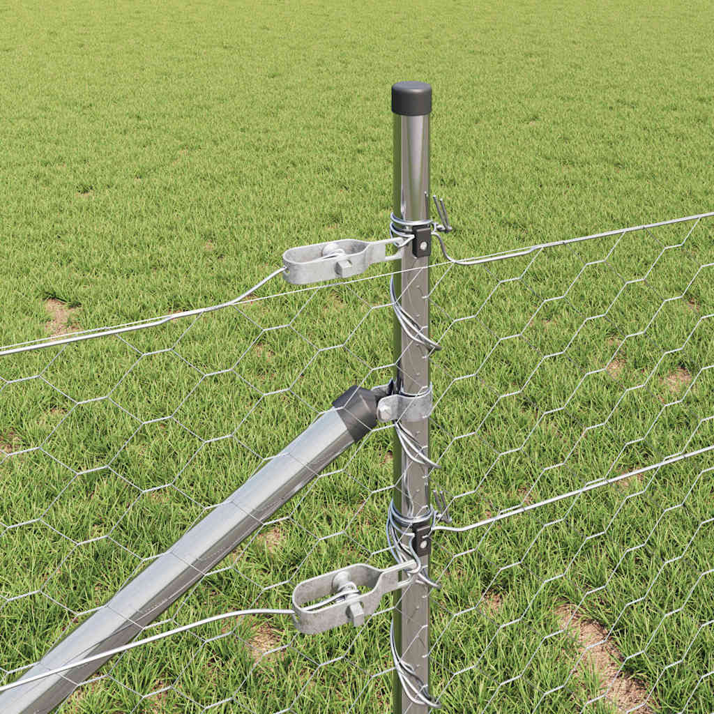 Recinzione in rete saldata con punte 10 x 0,5 m