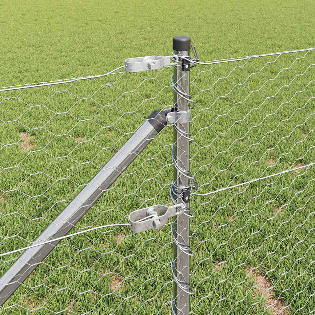 Recinzione in rete saldata con punte 10 x 0,6 m