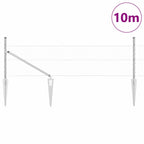 Recinzione in rete saldata con punte 10 x 0,8 m (L x H)