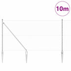 Recinzione in rete saldata con punte 10 x 1 m