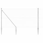 Recinzione in rete saldata con punte 10 x 1 m