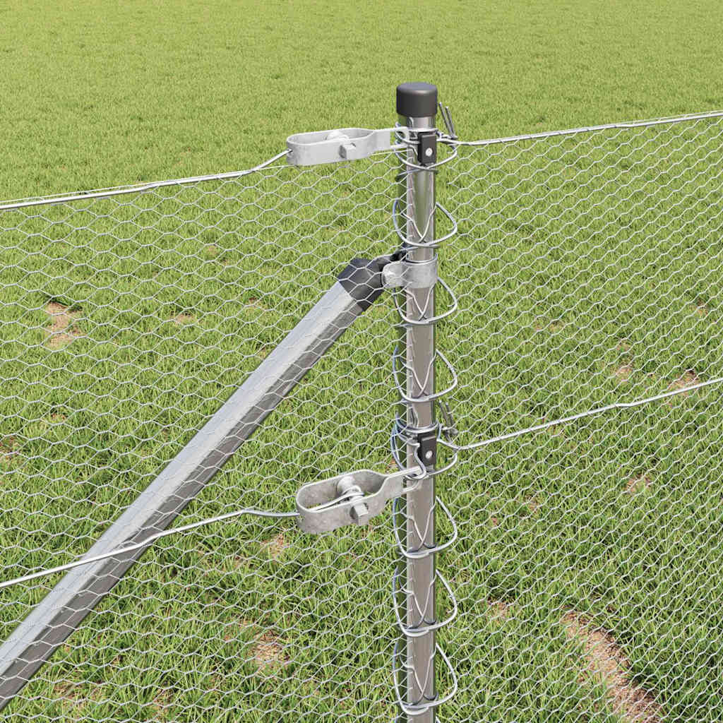 Recinzione in rete saldata con punte 25 x 0,6 m