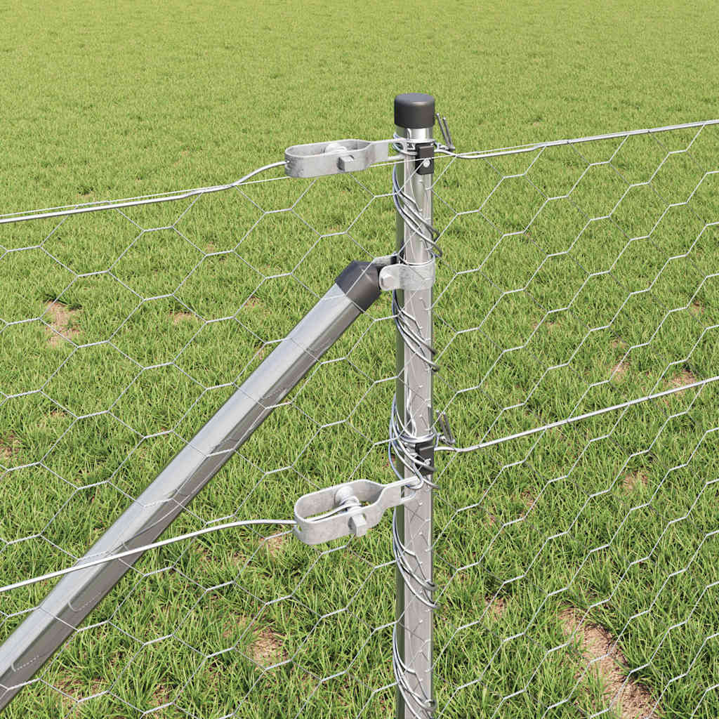 Recinzione in rete saldata con punte 25 x 0,6 m