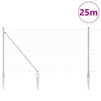 Recinzione in rete saldata con punte 25 x 1 m (L x H)