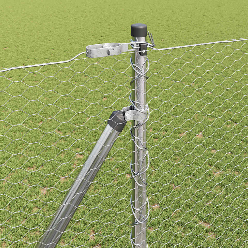 Recinzione in rete saldata con punte 25 x 1,6 m (L x H)