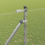 Recinzione in rete saldata zincata 50 x 1,4 m con pali e punte