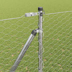 Recinzione in rete saldata con punte 50 x 1,6 m