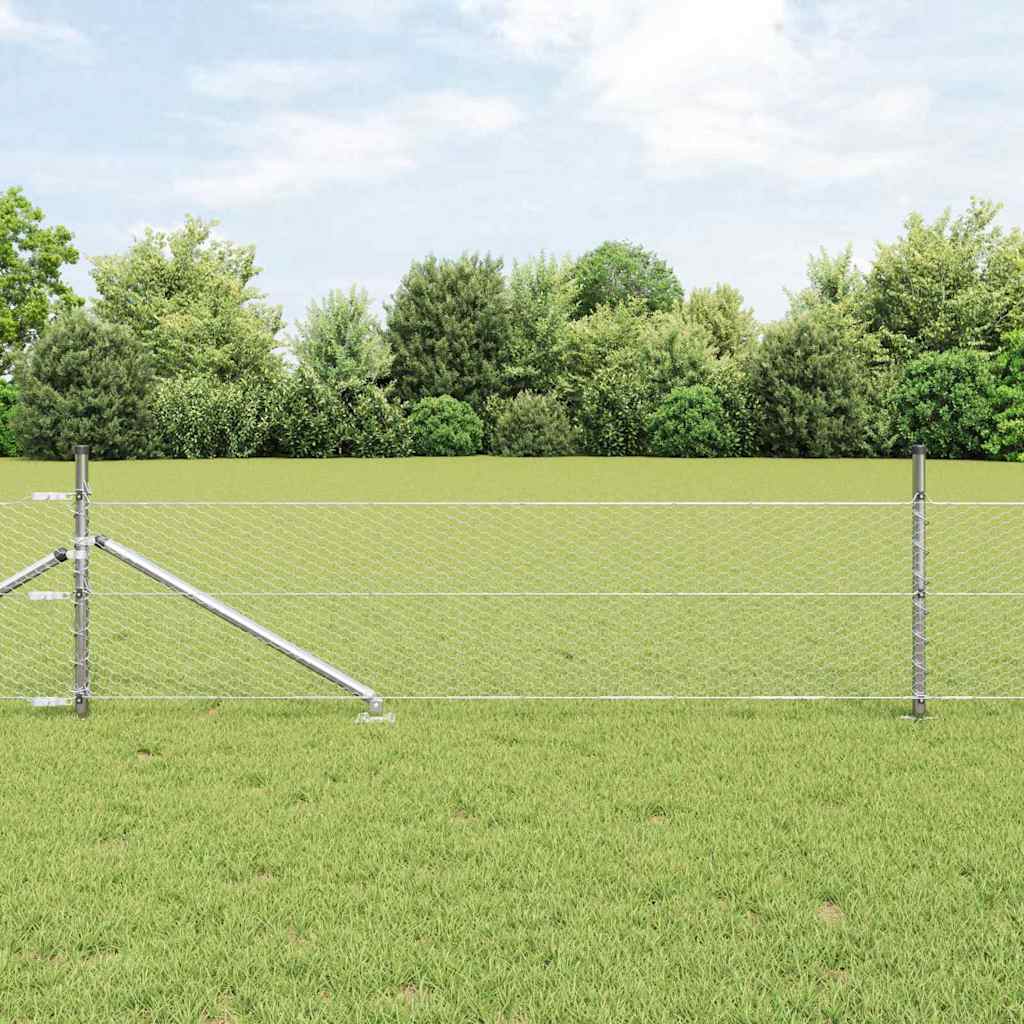Recinzione in rete saldata con punte 100 x 0,4 m (L x H)