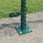 Recinzione Metallica Saldata con Base in Cemento - 10 x 0,4 m