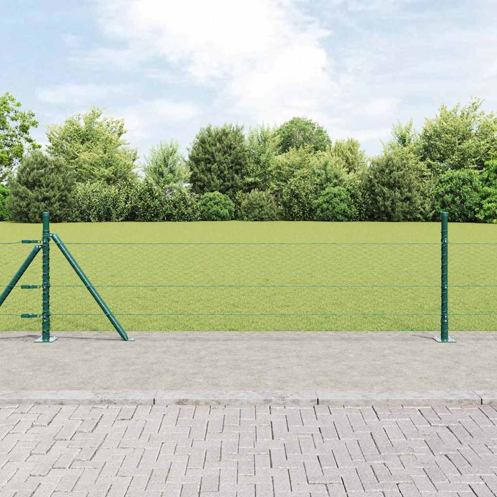 Recinzione Metallica Saldata con Base in Cemento - 10 x 0,4 m