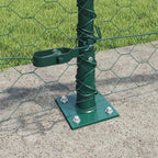 Recinzione Metallica Saldata con Base in Cemento - 10 x 0,5 m