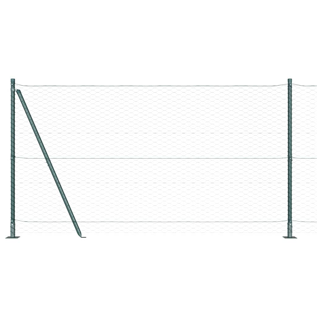 Recinzione Metallica Saldata con Base in Cemento - 10 x 1,2 m