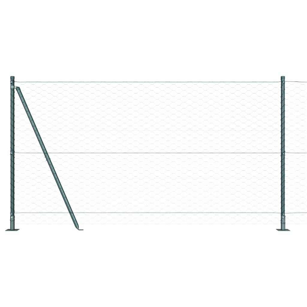 Recinzione Metallica Saldata con Base in Cemento - 10 x 1,2 m