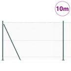 Recinzione Metallica Saldato con Base in Cemento 10 x 1,4 m