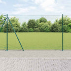 Recinzione Metallica Saldato con Base in Cemento - 10 x 1,5 m