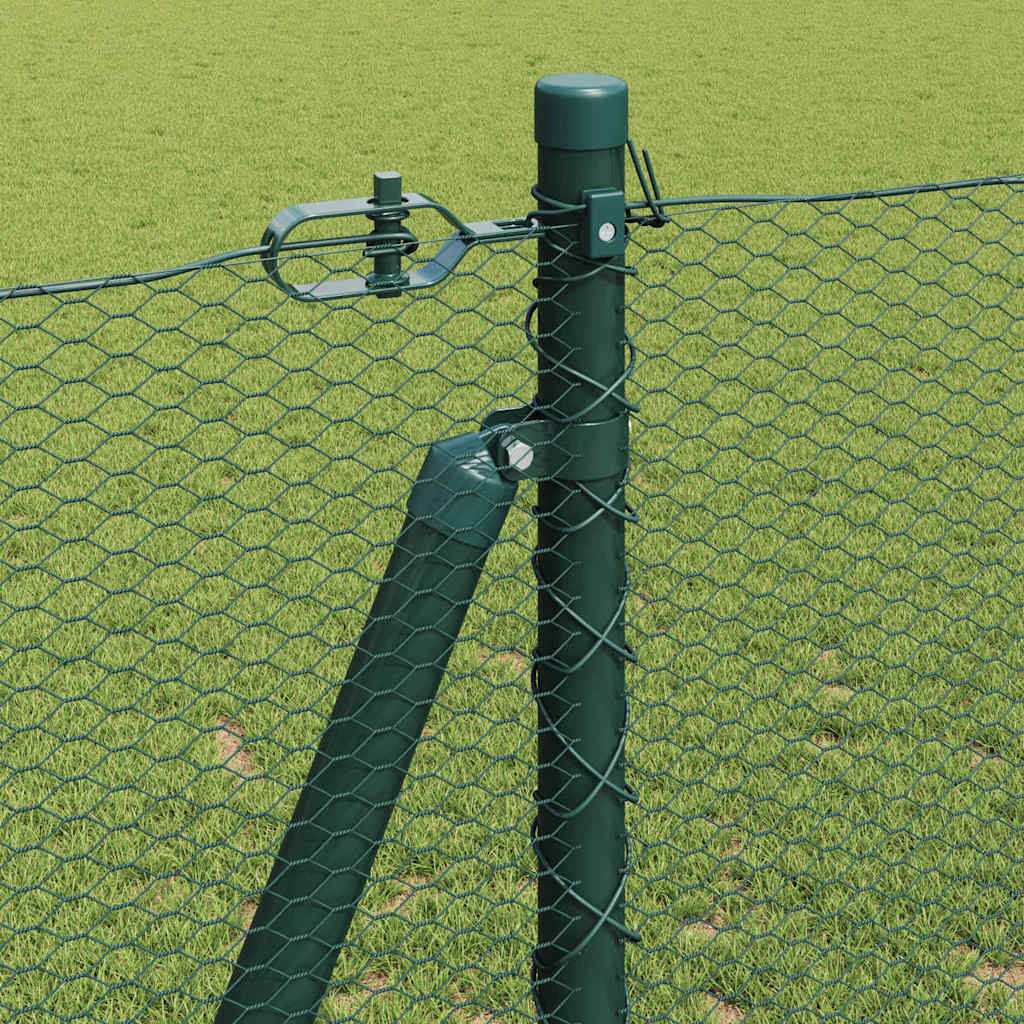 Recinzione Metallica Saldata con Base in Cemento 25 x 1,2 m