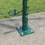 Recinzione Metallica Saldata con Base in Cemento 25 x 1,2 m