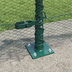 Recinzione Metallica Saldato con Base in Cemento - 50 x 0,4 m
