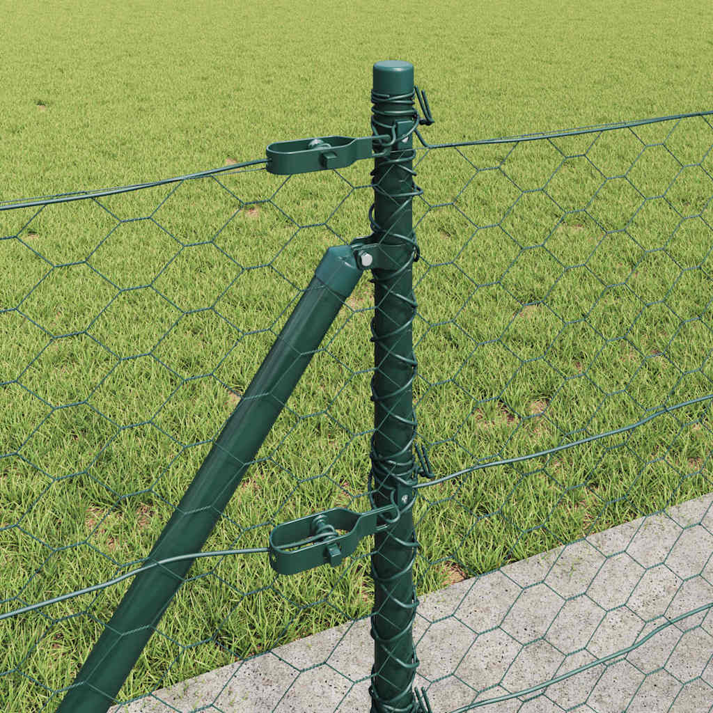 Recinzione Metallica Saldato con Base in Cemento - 50 x 0,6 m