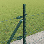 Recinzione Metallica Saldata con Base in Cemento 100x40 cm - Acciaio Rivestito PVC Verde