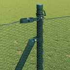 Recinzione Metallica Saldato con Base in Cemento 100x0,8 m