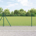 Recinzione Metallica Saldato con Base in Cemento 100x0,8 m