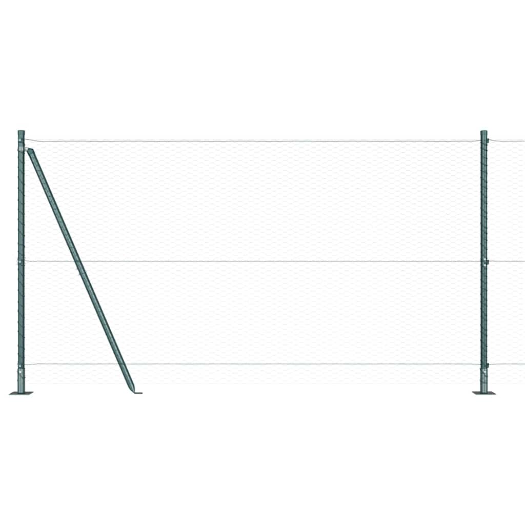Recinzione Metallica Saldata con Base in Cemento 100 x 1,2 m