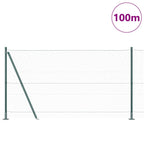 Recinzione Metallica Saldata con Base in Cemento 100 x 1,2 m