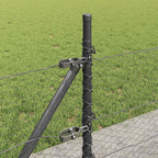 Recinzione Metallica Saldata con Base in Cemento - 10 x 0,5 m