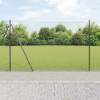 Recinzione Metallica Saldata con Base in Cemento 10x1,5m