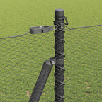 Recinzione Metallica Saldato con Base in Cemento 10 x 1,6 m