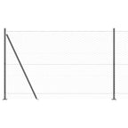 Recinzione Metallica Saldato con Base in Cemento 10 x 1,6 m