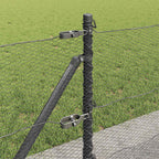 Recinzione Metallica Saldato con Base in Cemento 25x0,6 m