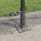 Recinzione Metallica Saldato con Base in Cemento 25 x 1 m