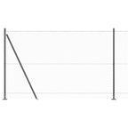 Recinzione Metallica Saldata con Base in Cemento 25x1,4 m