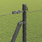 Recinzione Metallica Saldata con Base in Cemento 25 x 1,5 m