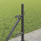 Recinzione Metallica Saldato con Base in Cemento - 50 x 0,4 m