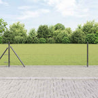 Recinzione Metallica Saldato con Base in Cemento 50 x 0,6 m