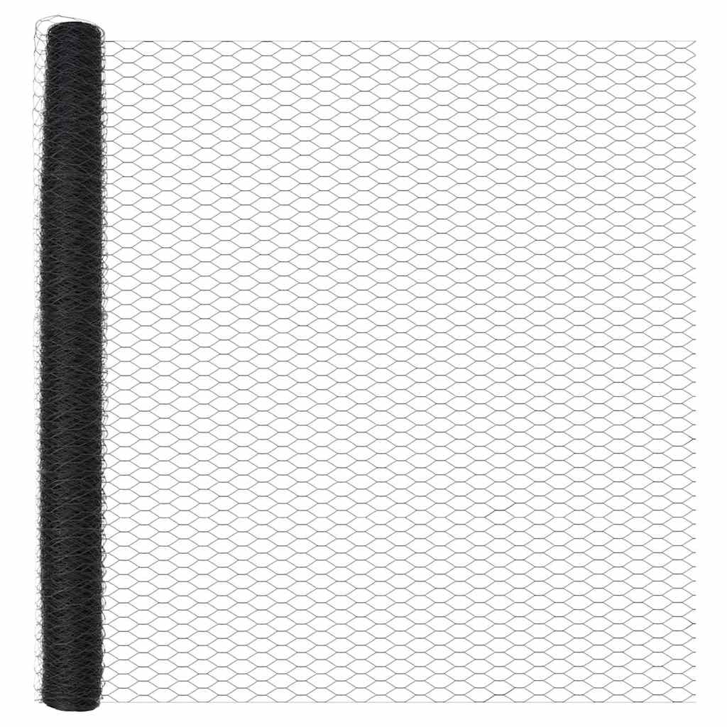 Recinzione Metallica Saldato con Base in Cemento 50x1,4 m